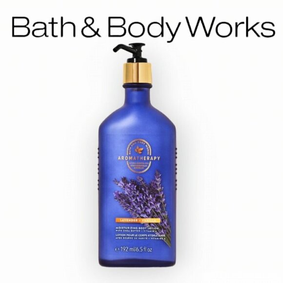 Aromatherapy Body Lotion - Lavender Vanilla Bath & Body Works 6.5 oz - Picture 1 of 2